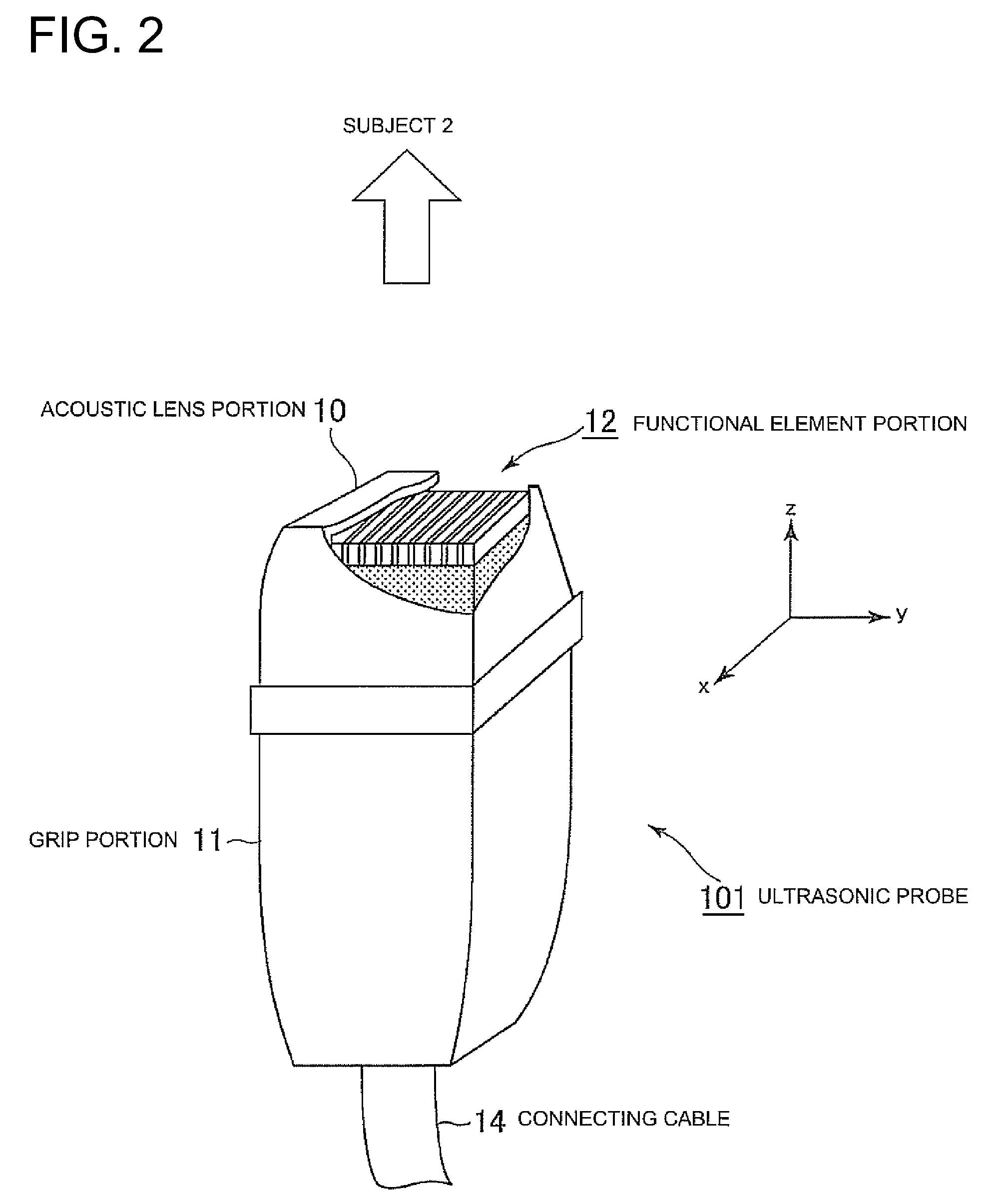 Ultrasonic probe and ultrasonic imaging apparatus