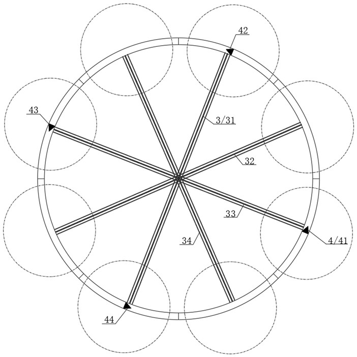 Forming process of ultra-large marine flange