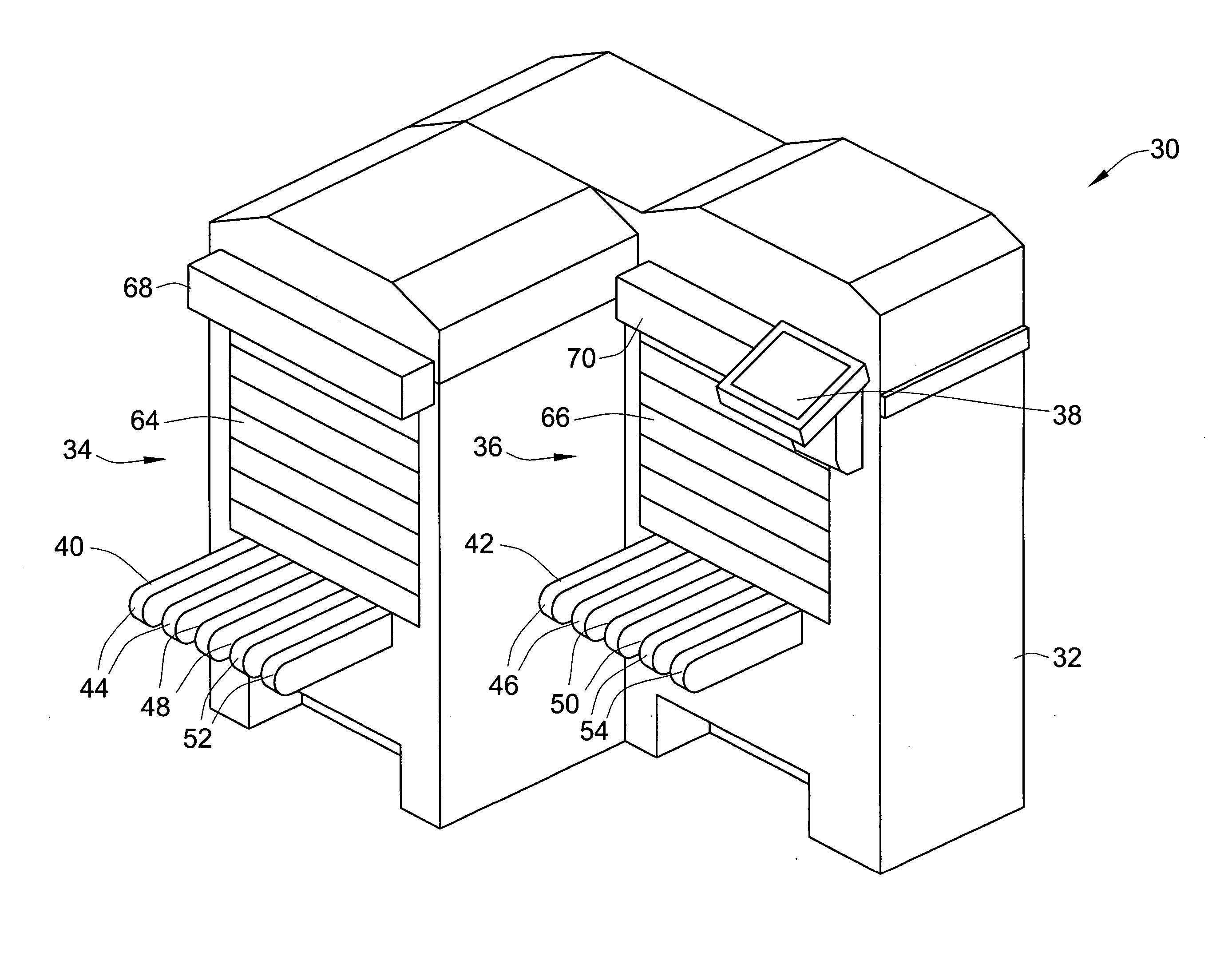 Automated punch machine for perforating stacks of sheets