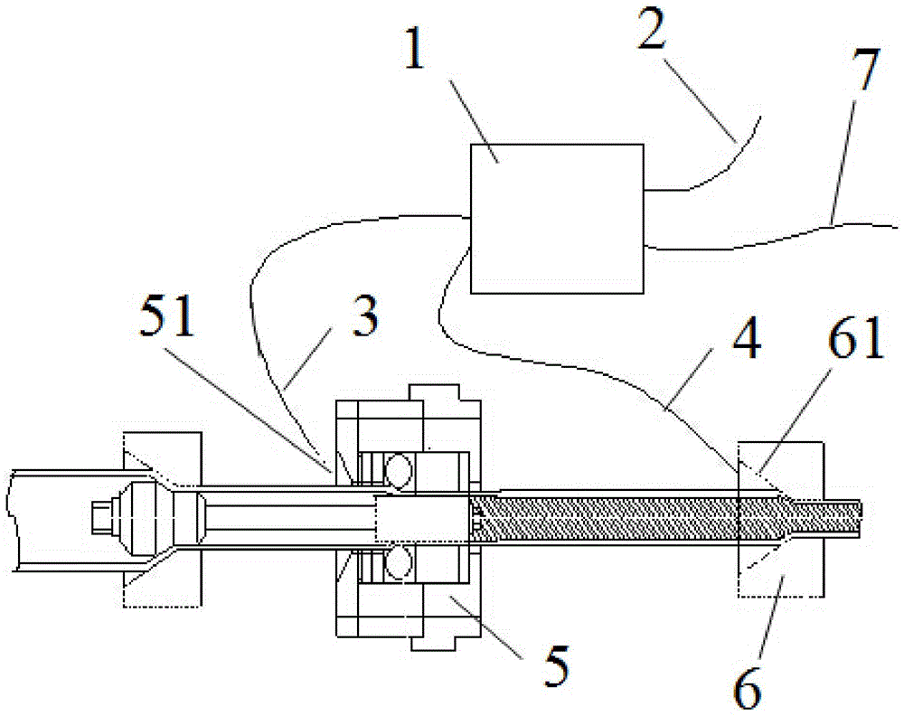 Minimum quantity lubrication cooling system and lubrication cooling method during copper tube drawing
