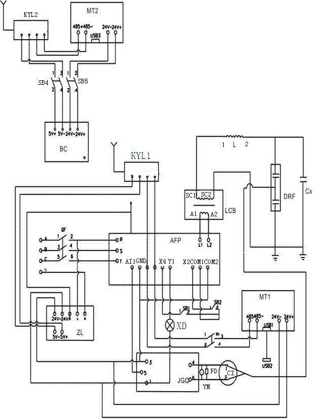 Wireless frequency conversion resonance withstand voltage testing device and testing method thereof