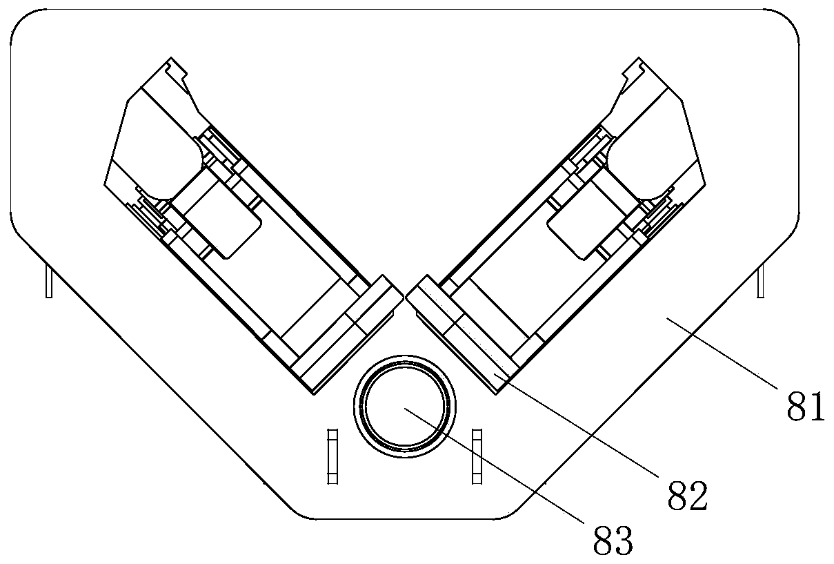 Loading test device for shark pincers