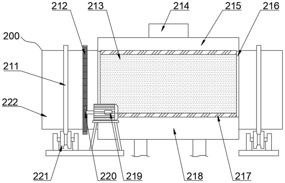 Processing method and device for rice bran preservation