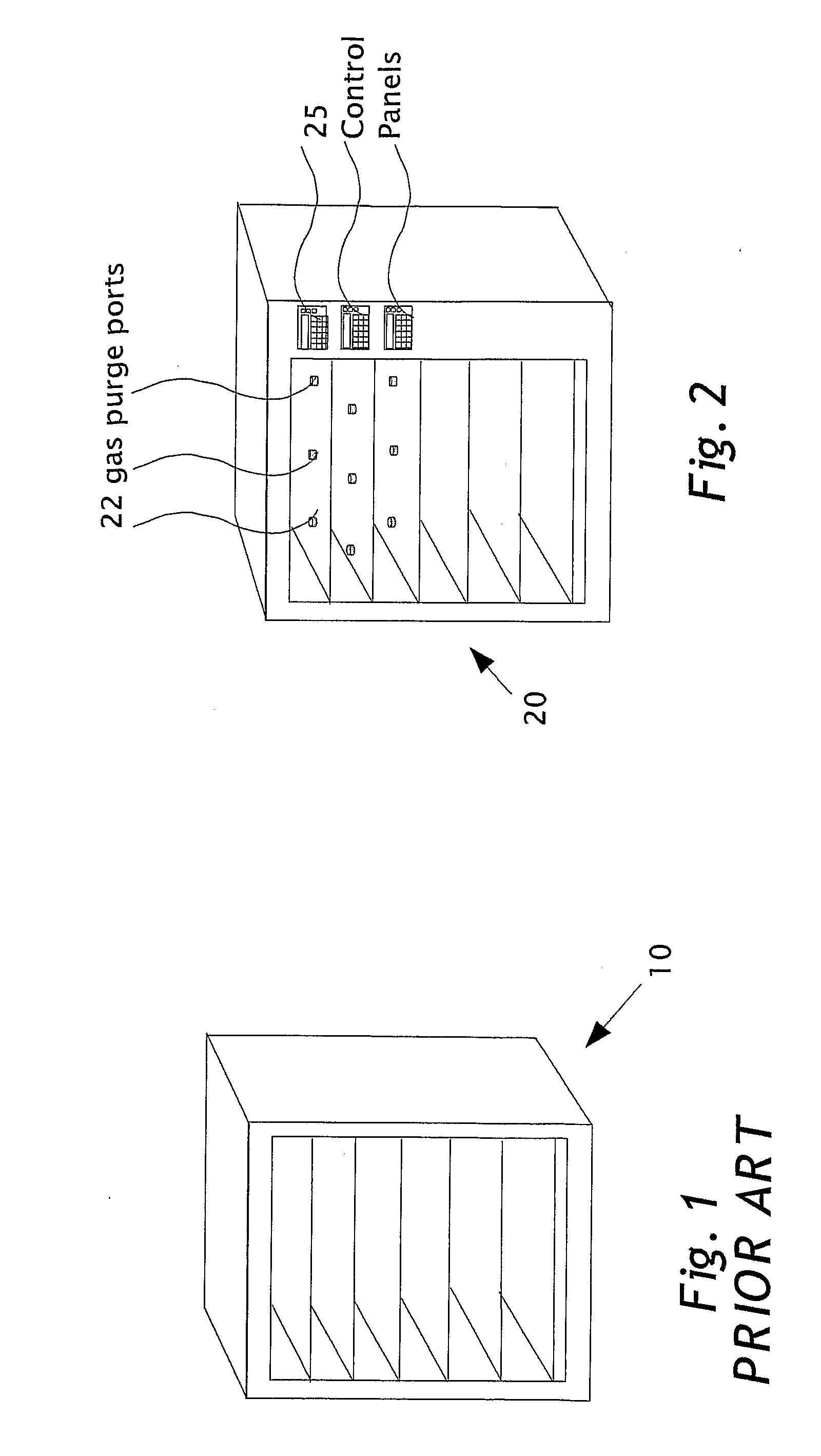 Storage and purge system for semiconductor wafers