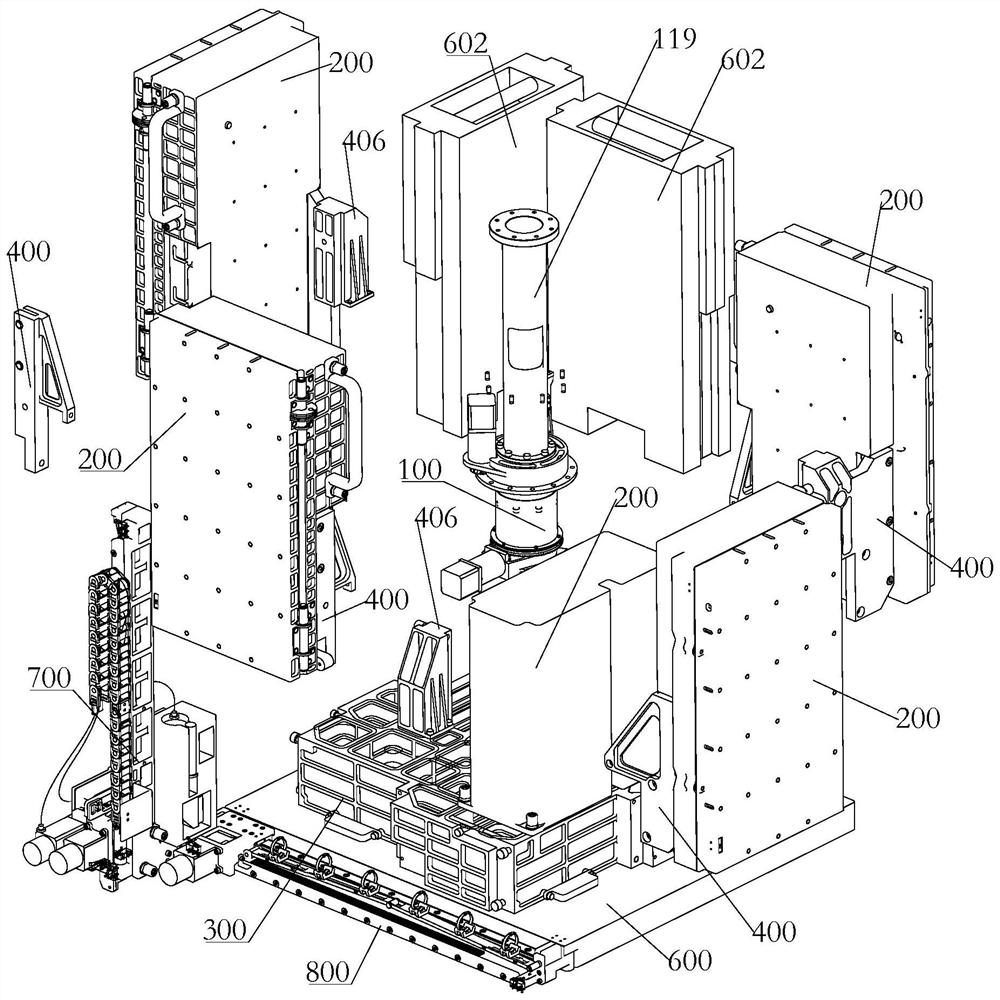 A device for exposing materials outside the cabin