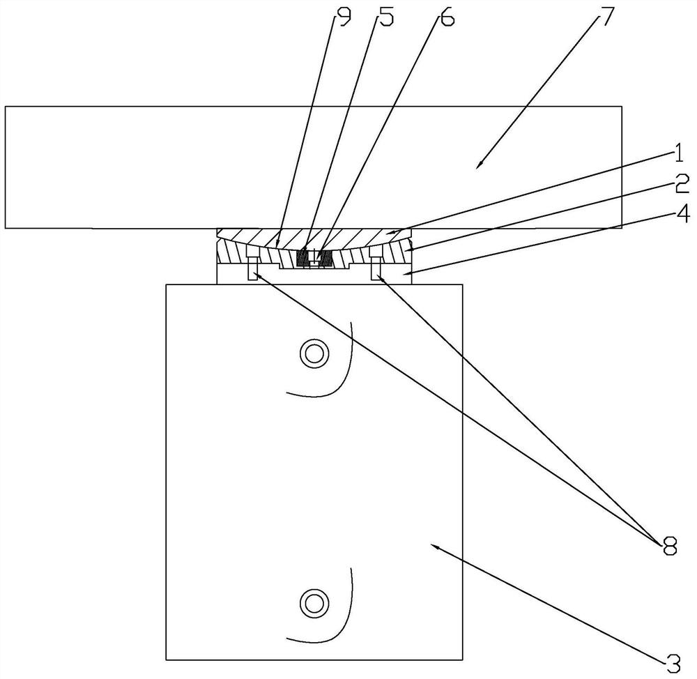 Unbalance loading absorber of jack for static load test