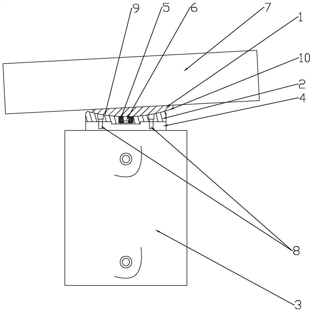 Unbalance loading absorber of jack for static load test