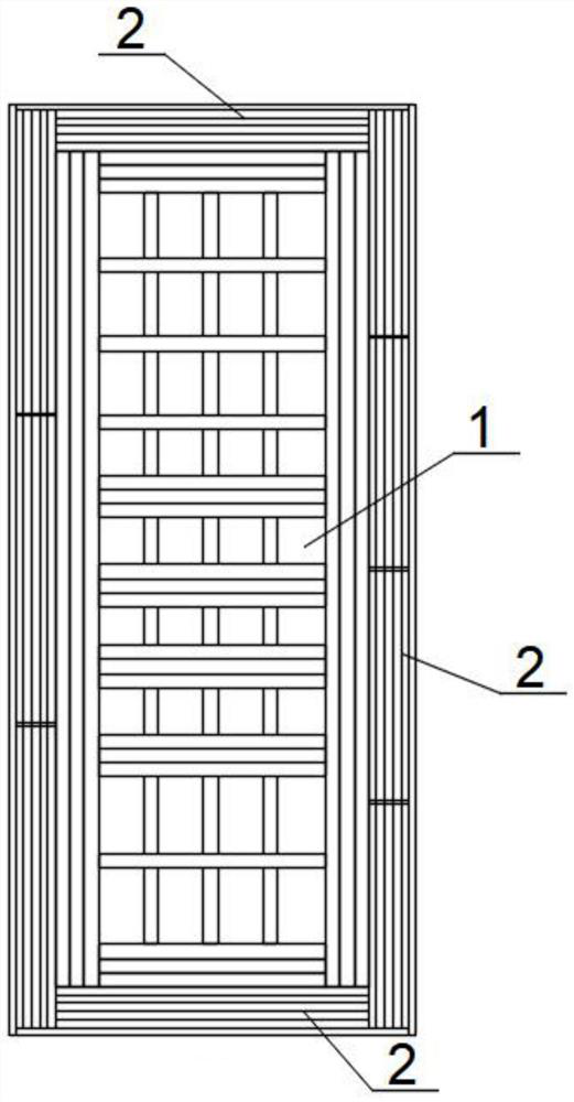 Door core structure and manufacturing method