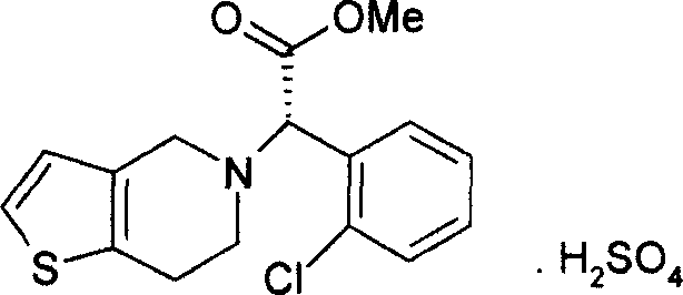 Clopidogrel sulfate solid preparation, and its preparing method