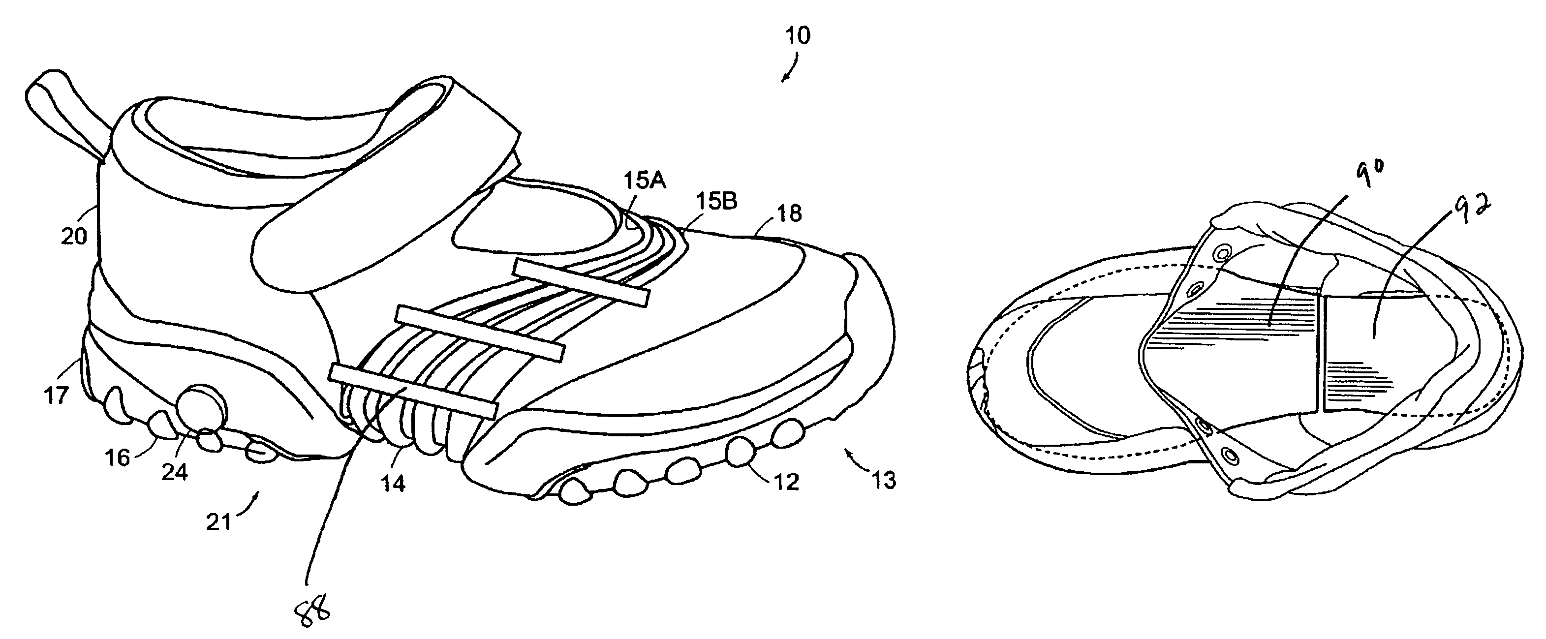 Method of making an expandable shoe