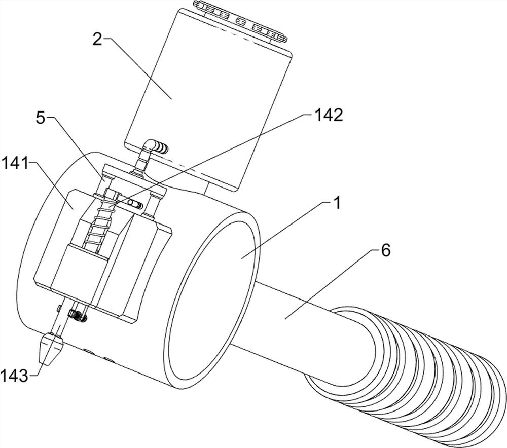 Medicine applying device for pediatric eczema treatment