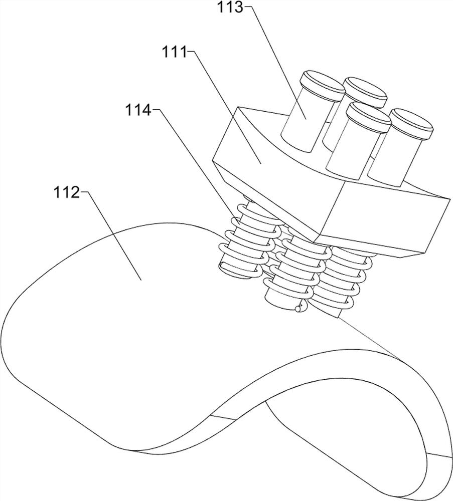 Medicine applying device for pediatric eczema treatment