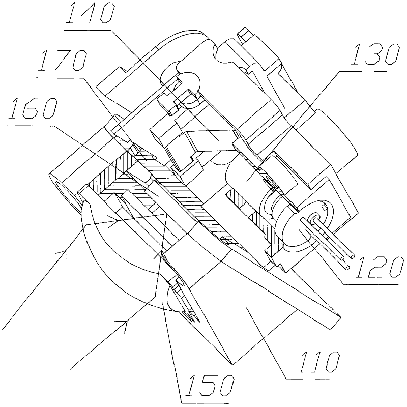 Micro laser scanning device and portable terminal thereof