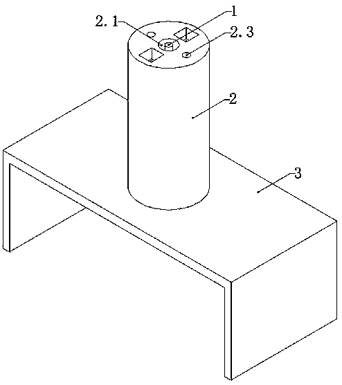 Blanking execution mechanism of automatic feeding mechanism