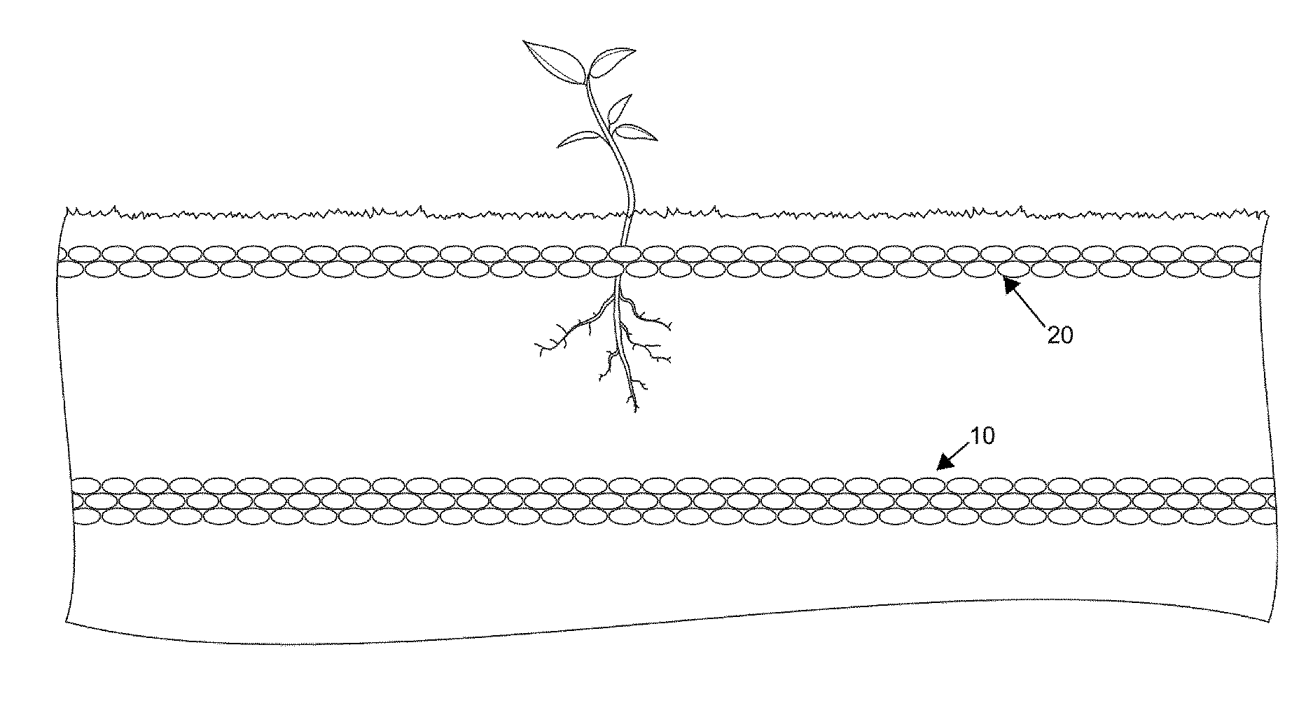 Method and system for surface and subsurface water retention