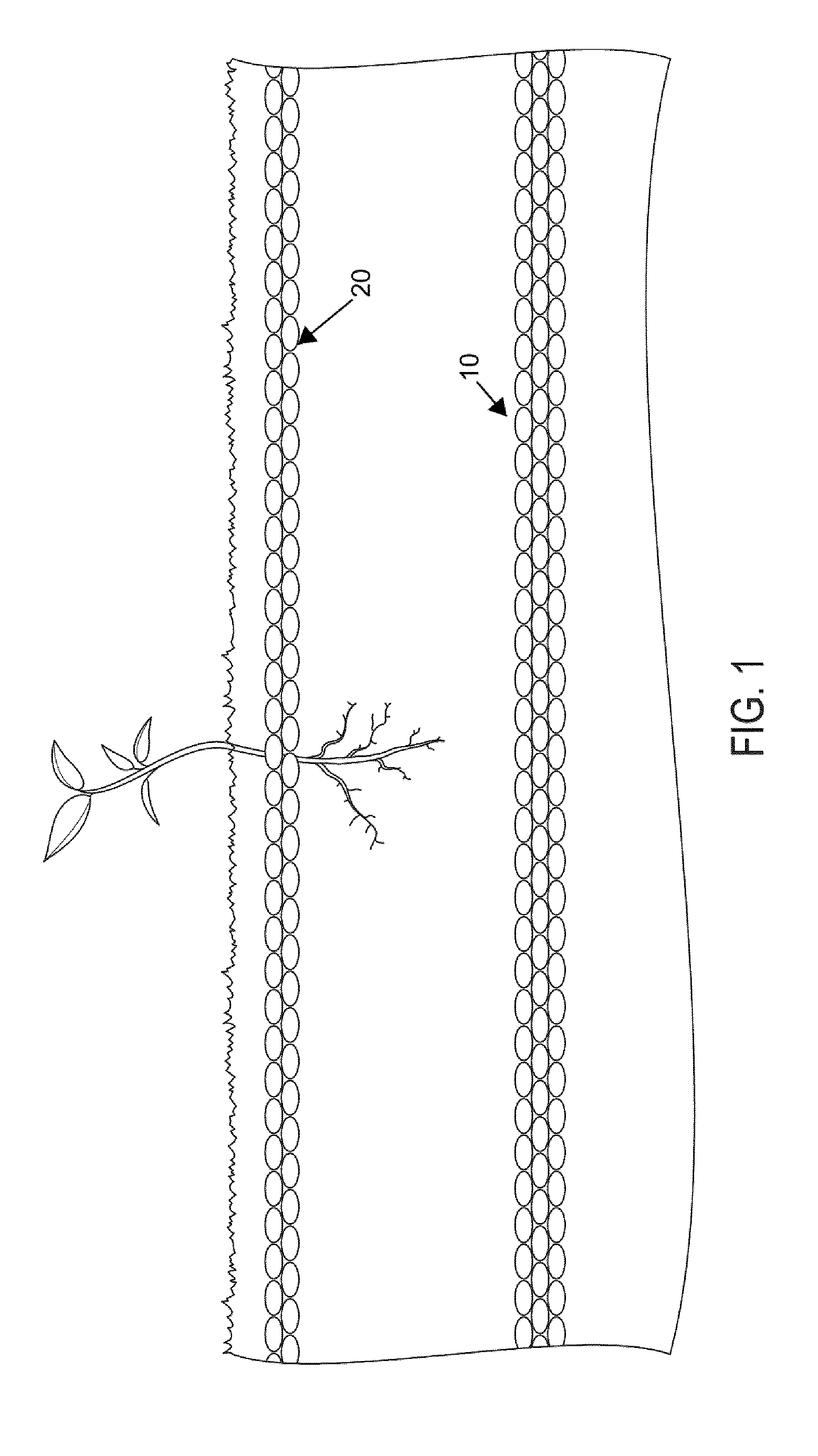 Method and system for surface and subsurface water retention