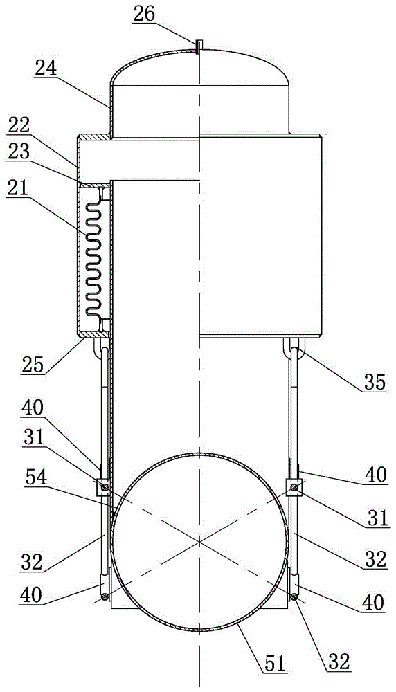 A non-resistance balanced corrugated compensator