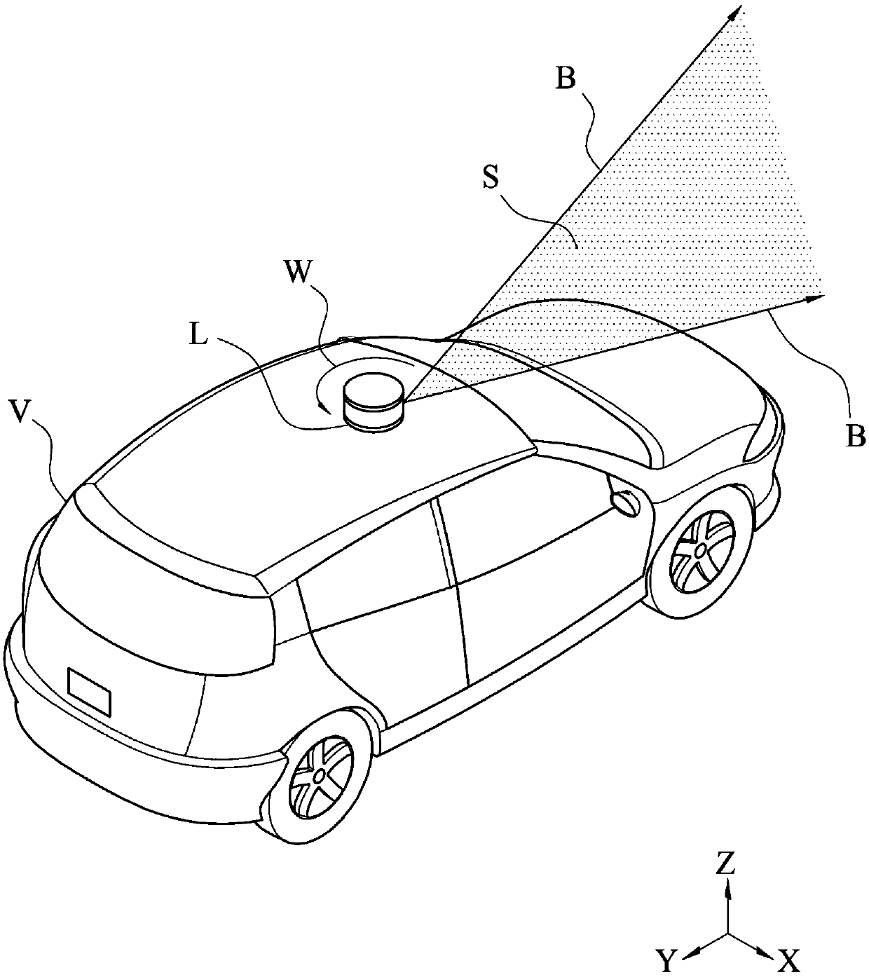 Optical radar-based driving assisting method