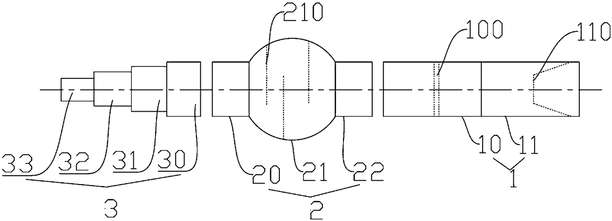 Medical mist outlet device used for ultrasonic atomizer