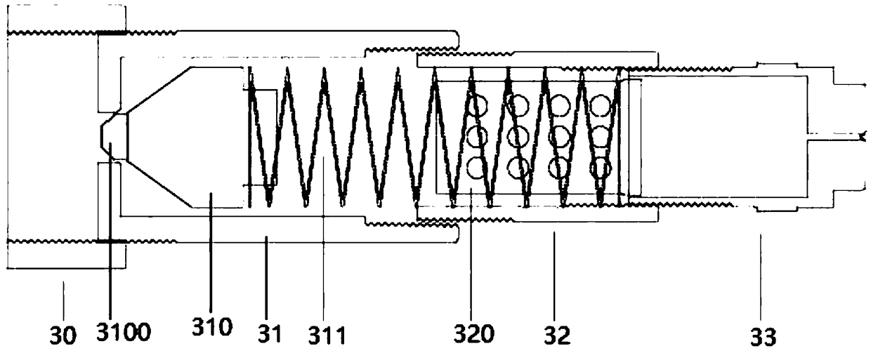 Medical mist outlet device used for ultrasonic atomizer