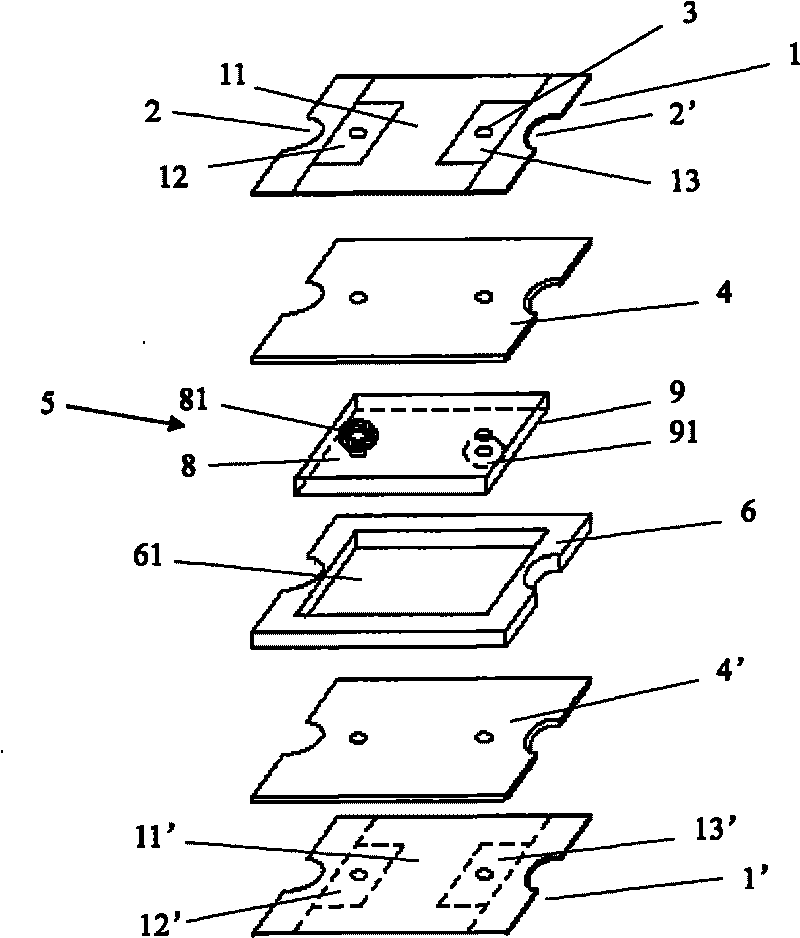 Surface attaching type PTC (positive temperature coefficient) thermosensitive resistor and manufacture method thereof