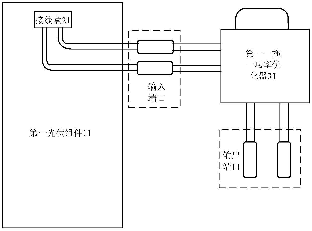 A photovoltaic wiring device, power optimization system and method