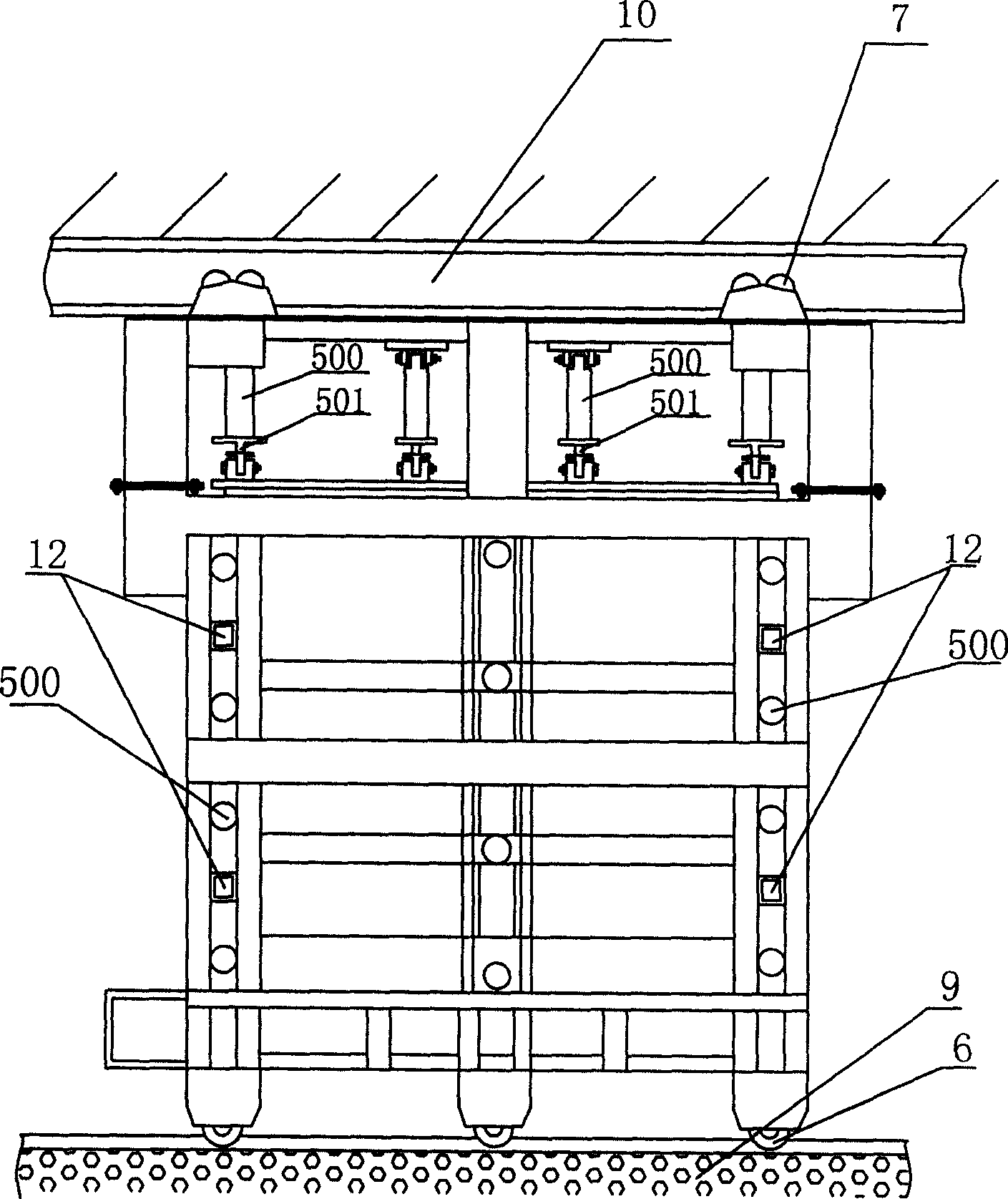 Container body partial heat-insulating layer foaming method