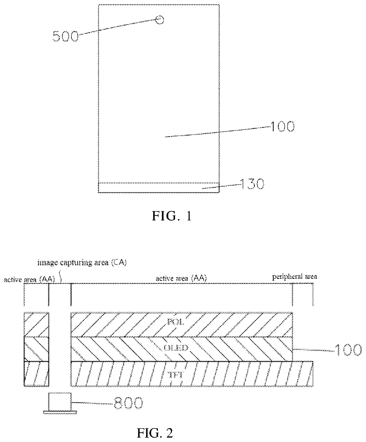 Organic light-emitting diode (OLED) display device including sensor disposed in groove of base substrate