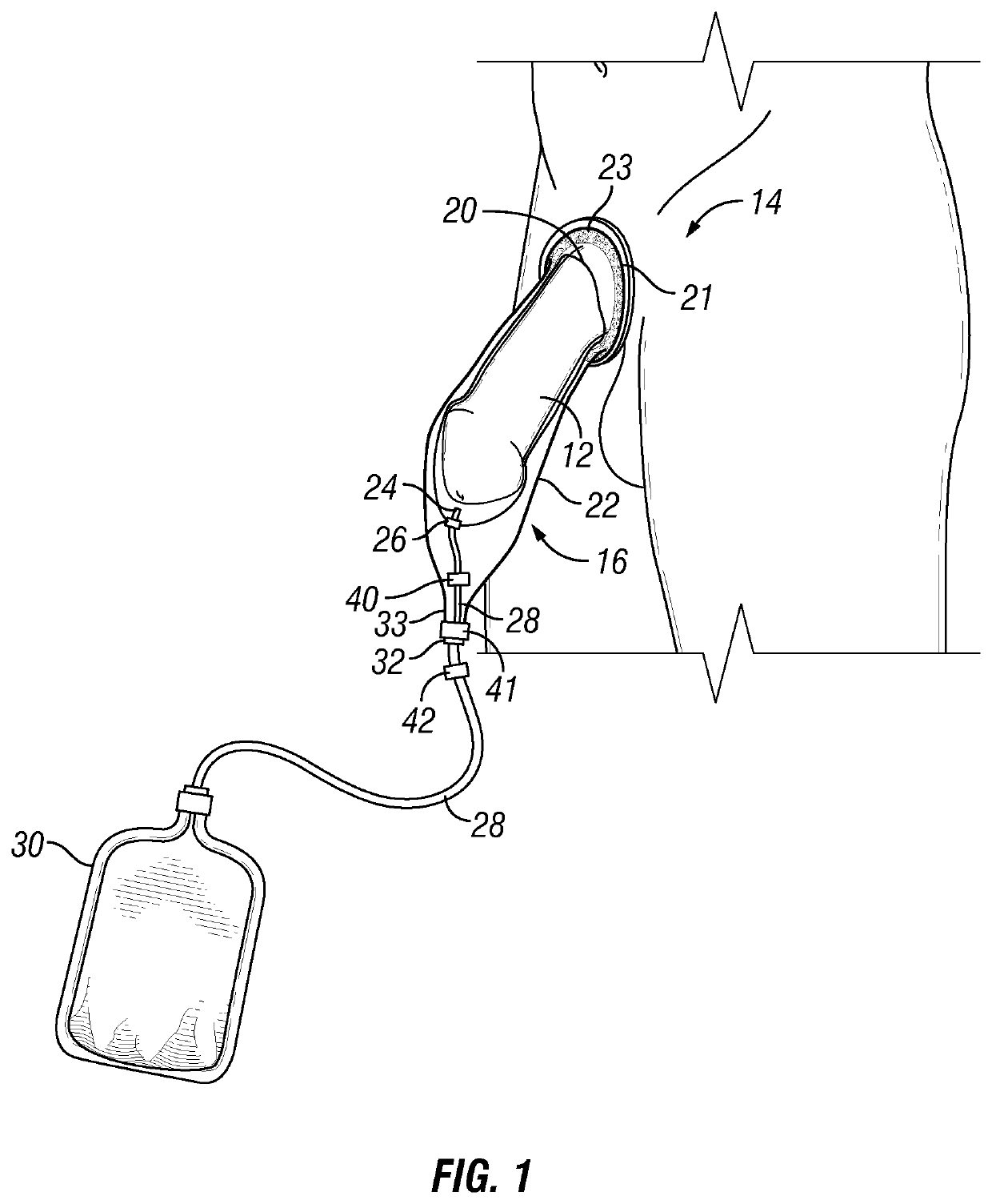 Urine collection apparatuses