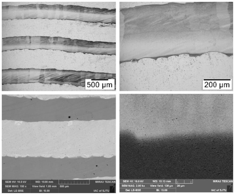 A kind of additive manufacturing method of low modulus titanium/titanium layered material