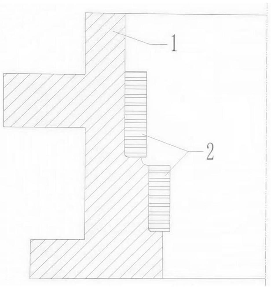 Method for vacuum brazing of large-size outer ring welding assembly