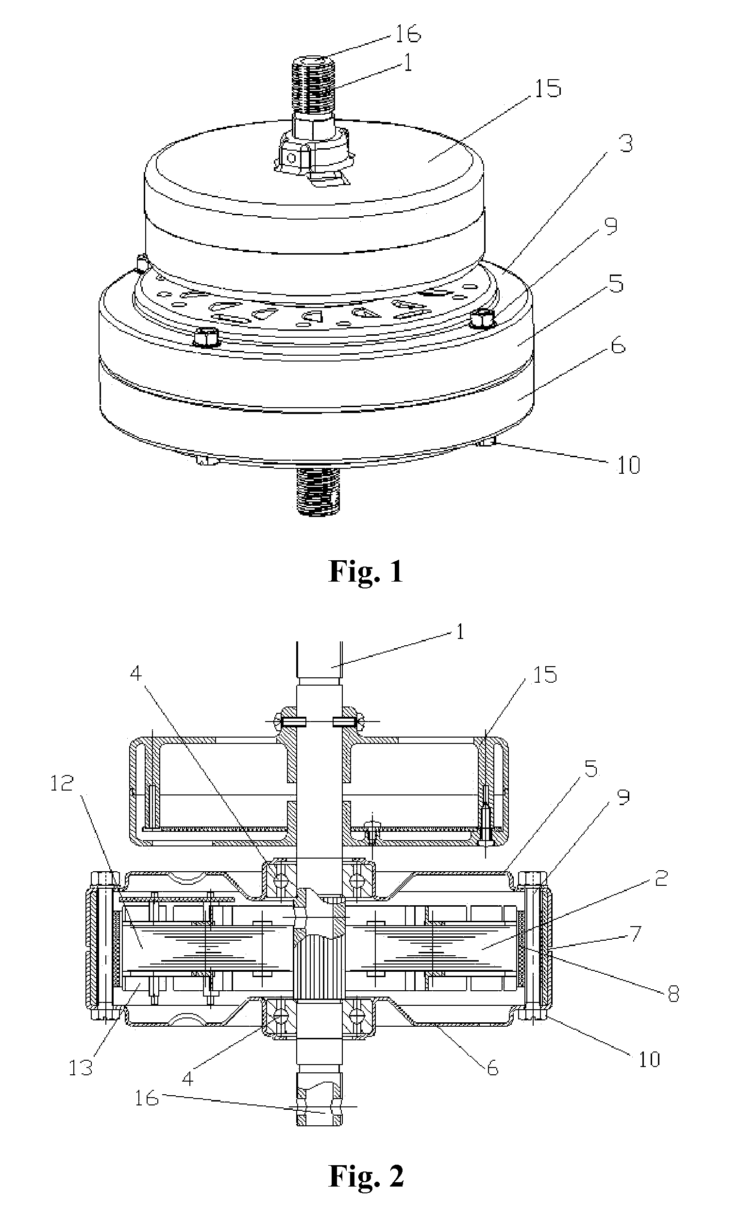 Ceiling fan motor