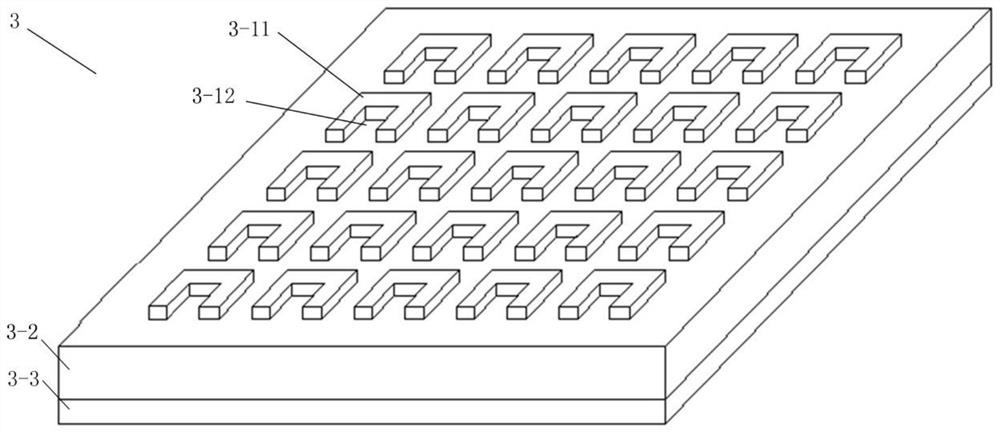 Polarized infrared sensor based on metasurface fbar resonant frequency temperature drift characteristics