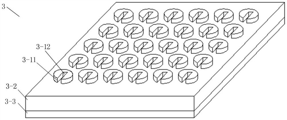 Polarized infrared sensor based on metasurface fbar resonant frequency temperature drift characteristics