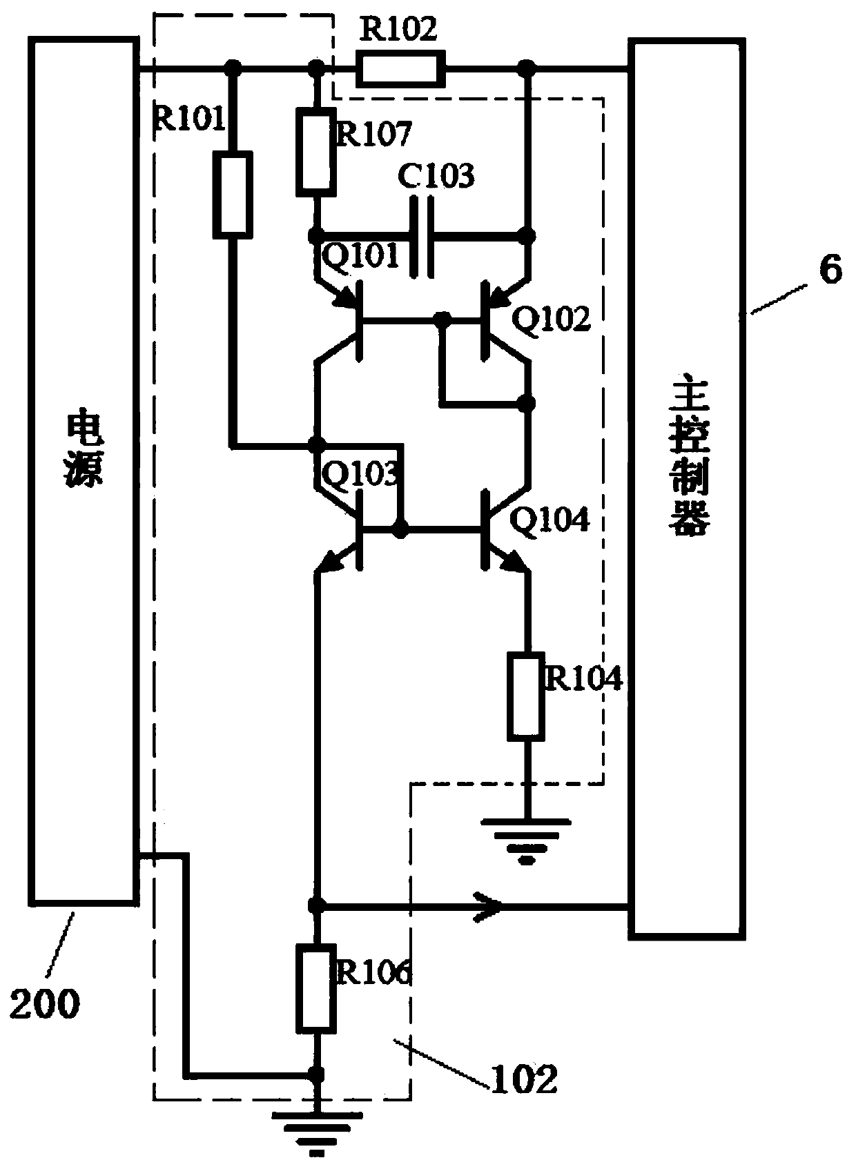 Electric control device of engine extinguisher and control method of engine extinguisher