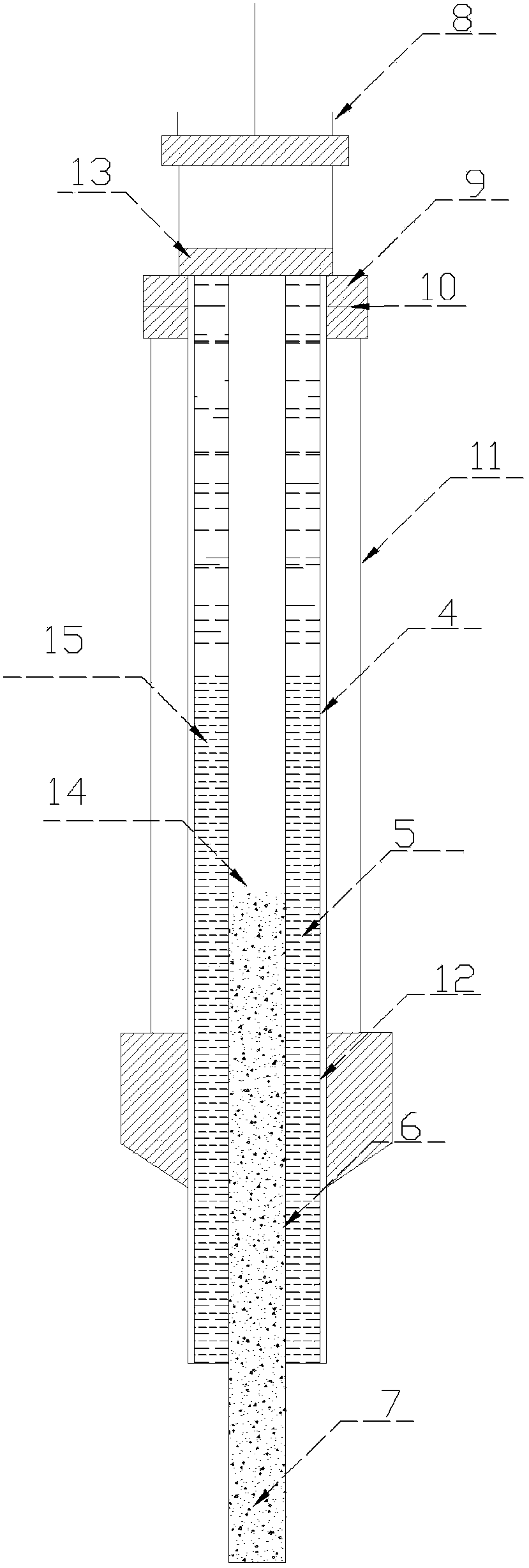 Method and device for water-sediment interface in-situ sampling and fixing