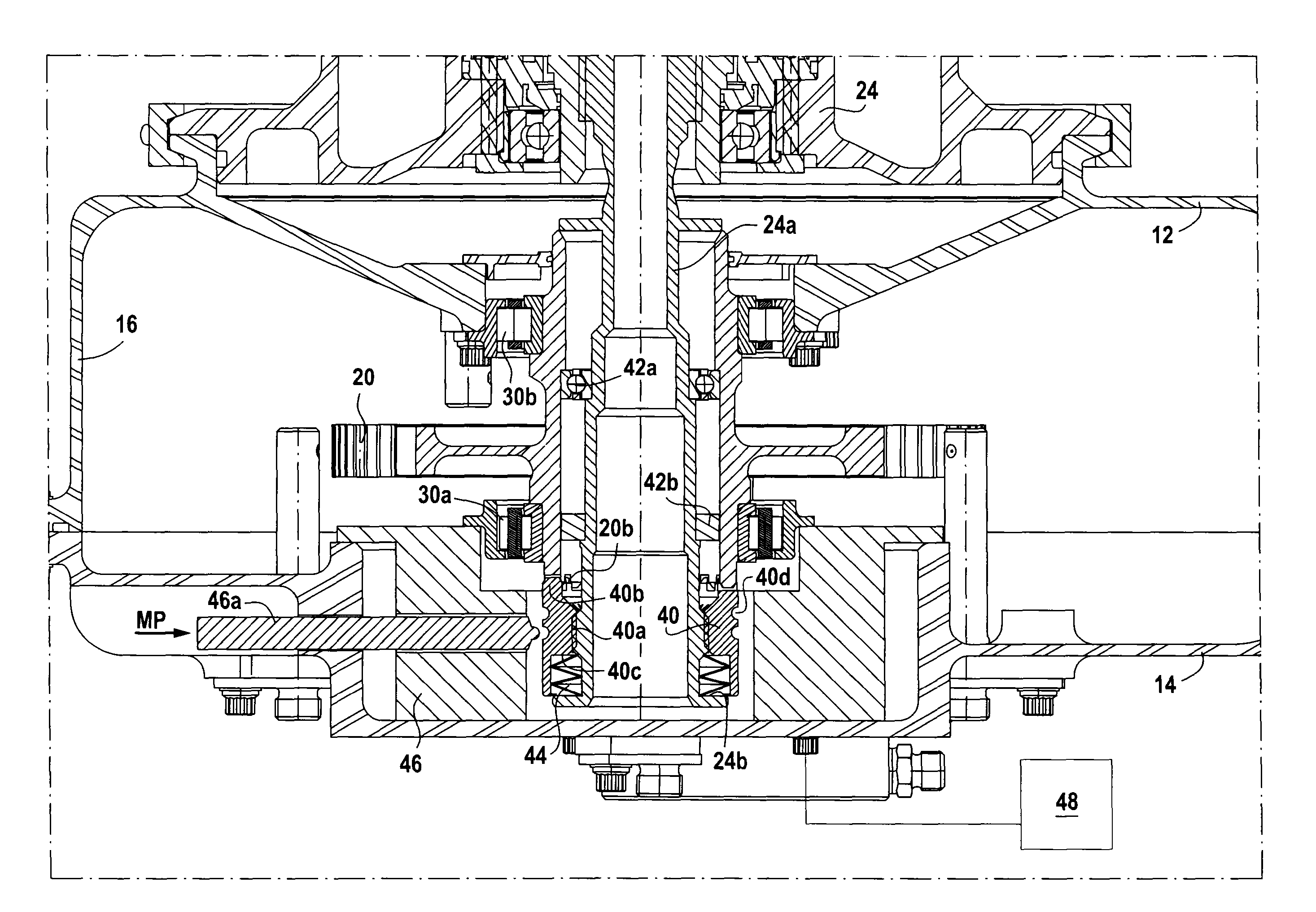 Gas turbine accessory gearbox incorporating decoupling means