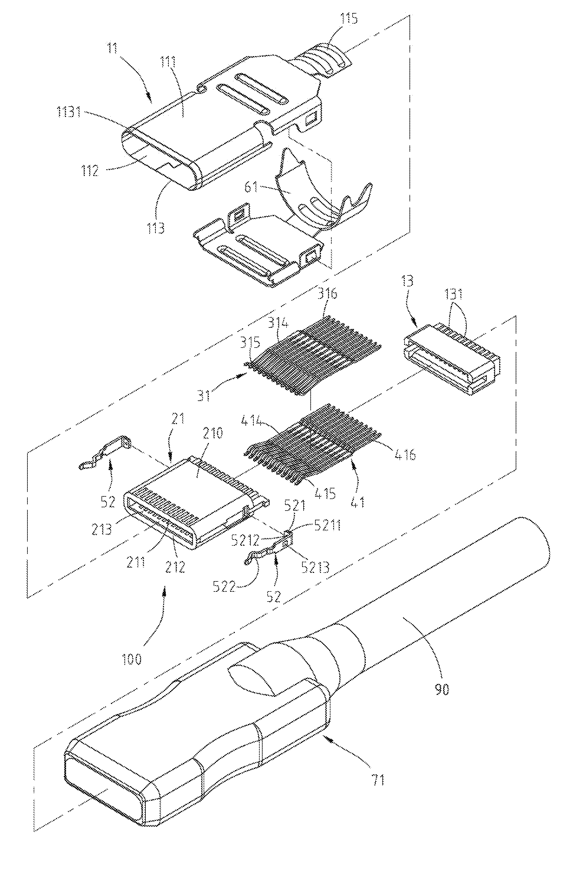 Electrical plug connector