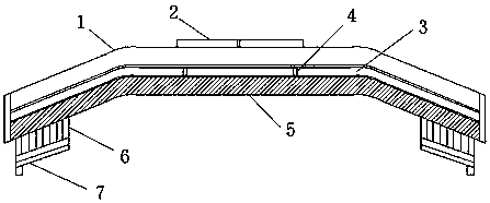 Fiber material ceiling wrapping for military vehicles and having purifying effect