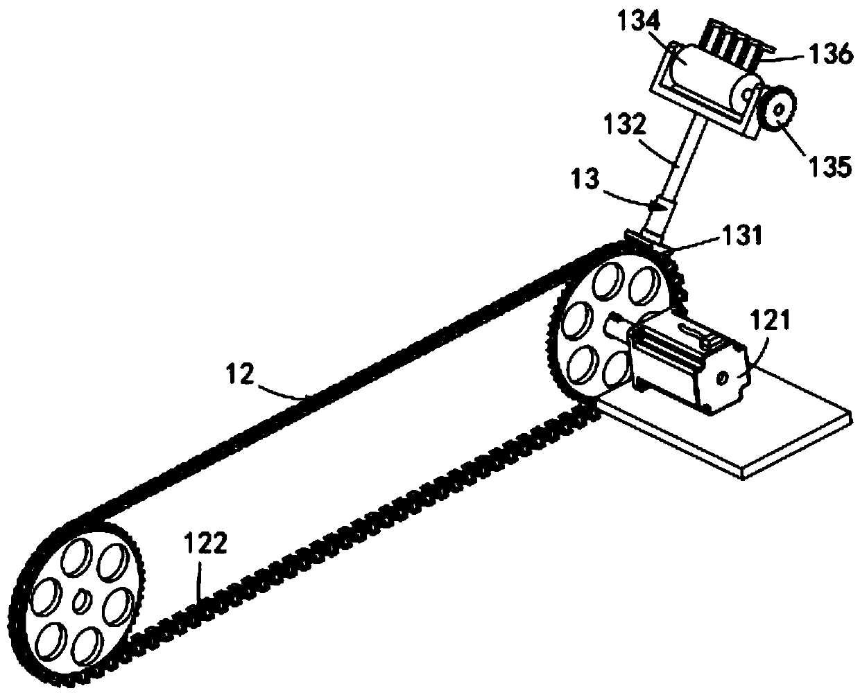 Automatic film laminating mechanism for film laminating machine