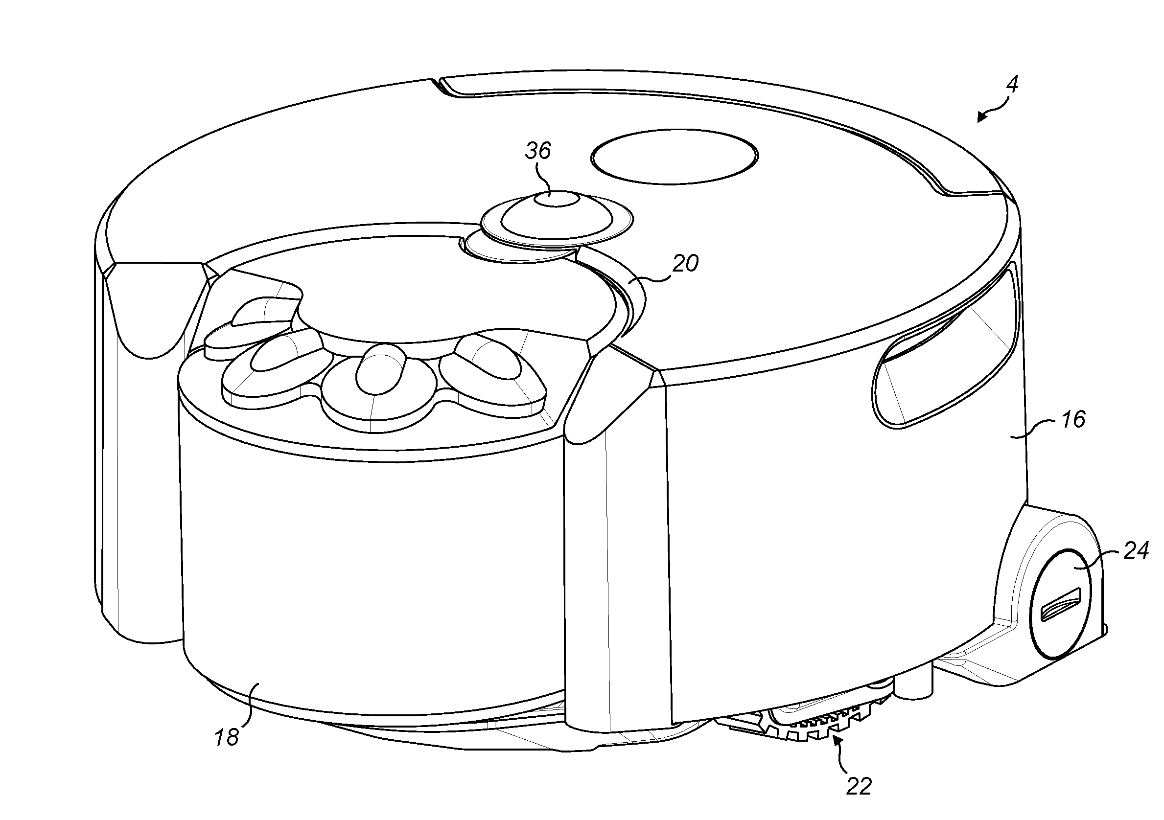 Apparatus for guiding an autonomous vehicle towards a docking station