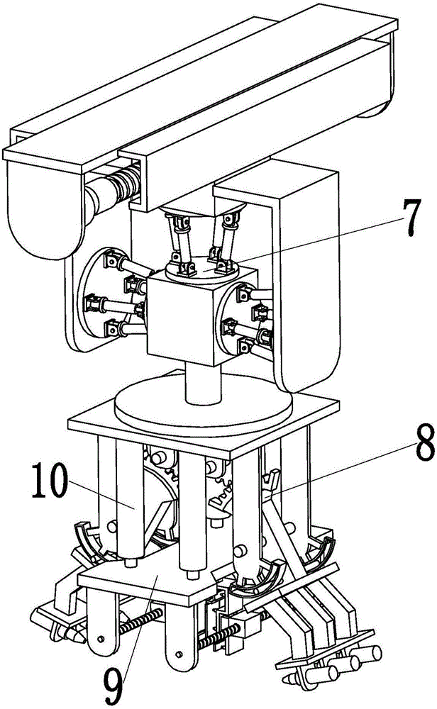 Intelligent polishing and cleaning manipulator for subway track