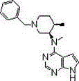 Preparation method of N-((3R, 4R)-1-benzyl-4-methyl pyridine-3-yl)-N-methyl-7H-pyrrolo-[2, 3-d] pyrimidine-4-amine