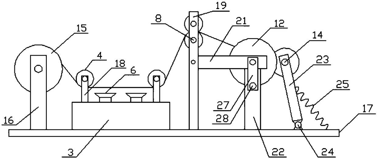 Cloth rolling device for textile production
