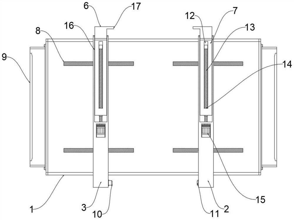 Position correction device for machining and feeding of aluminum template and correction method thereof