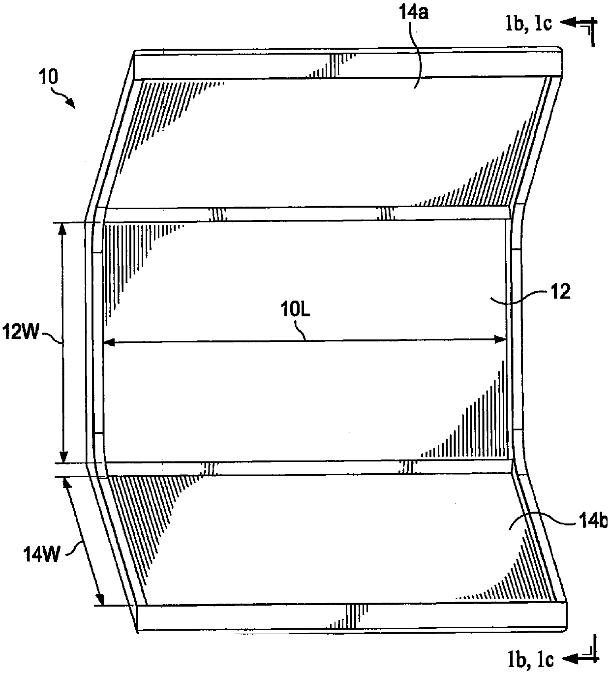 Mirror for applying eye cosmetics