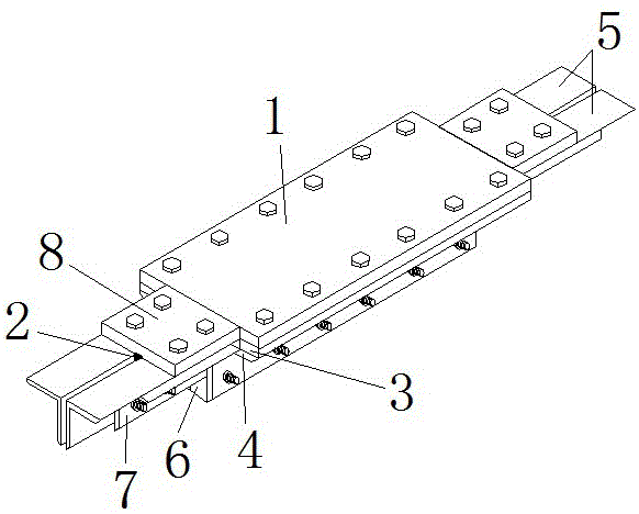 T-shaped fabricated anti-buckling support members