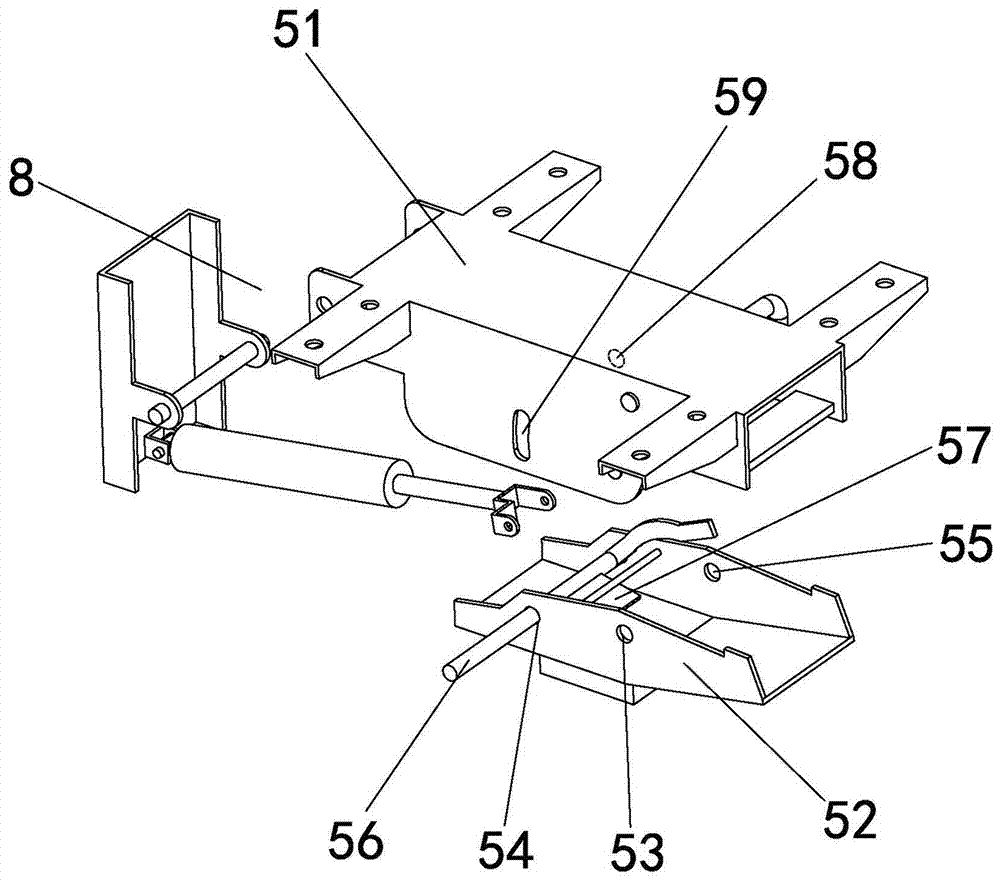 A leisure chair with a new type of pillow connecting piece