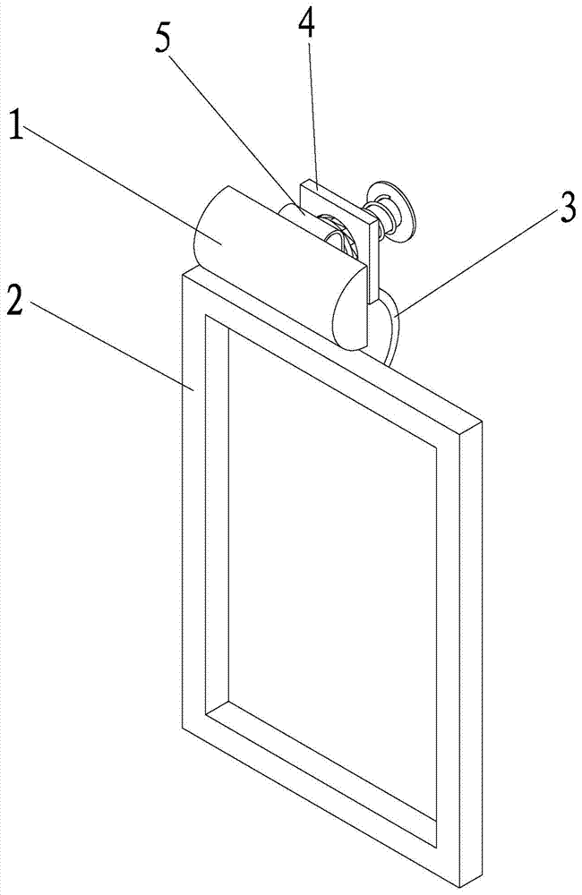 A leisure chair with a new type of pillow connecting piece