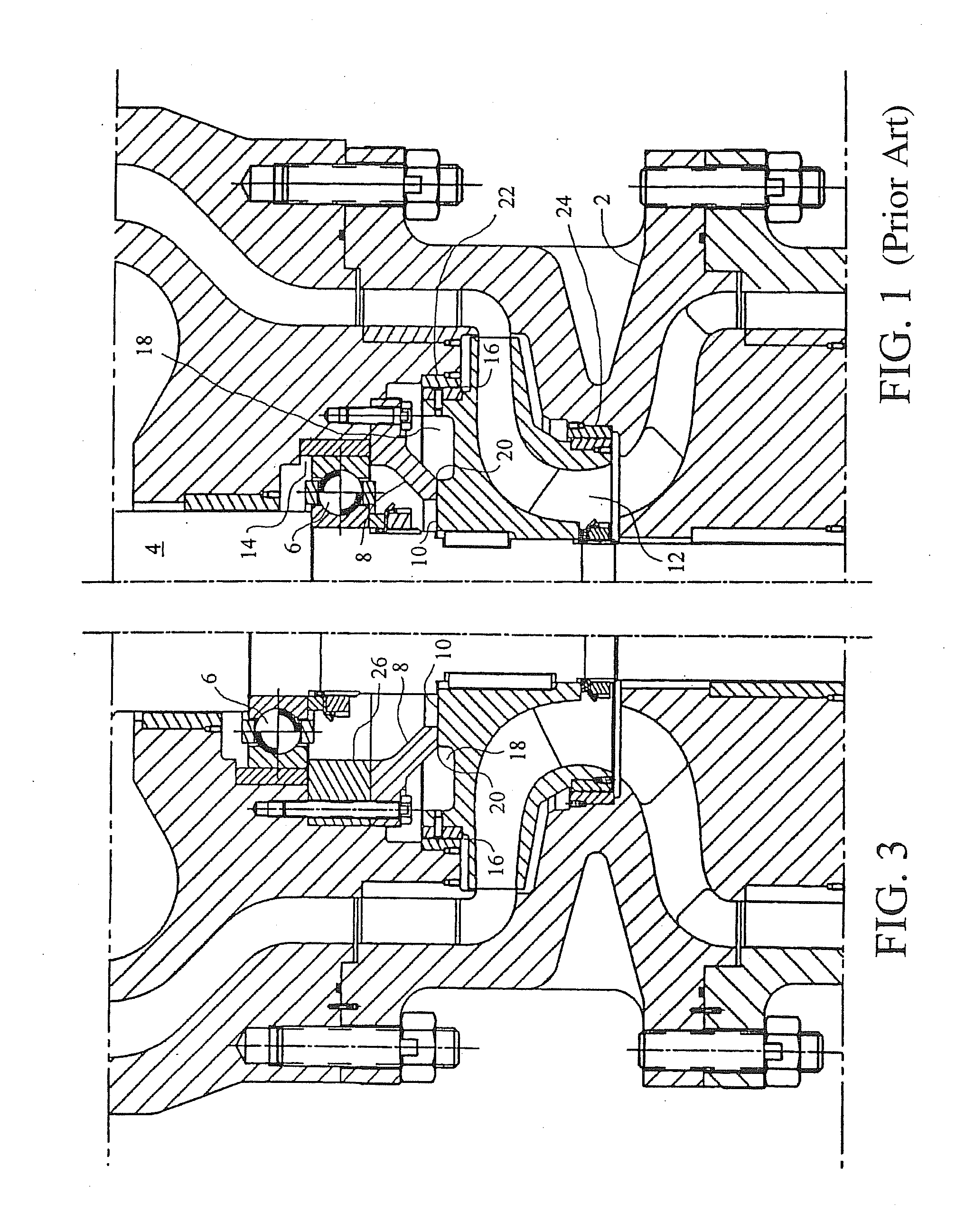Thrust balancing device for cryogenic fluid machinery